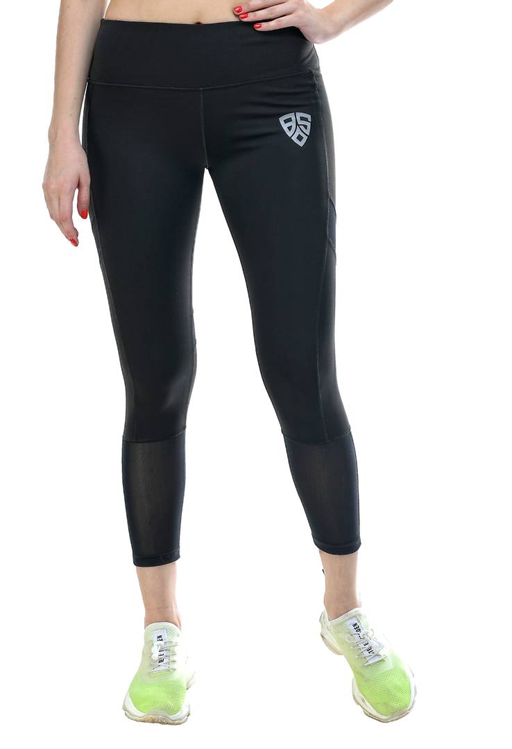 YOGA/GYM SPORTS DRY-FIT TIGHTS (GREY) - WOMEN'S ACTIVE WEAR