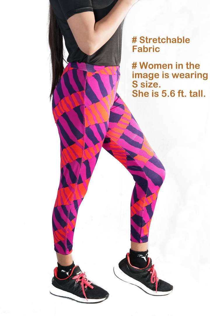 Women Lycra Polyester Tights (Stretchable)