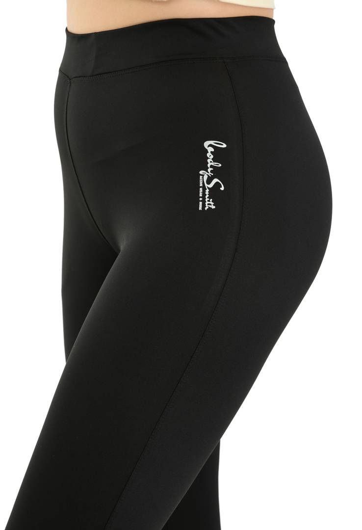 YOGA/GYM SPORTS High-Waist DRY-FIT TIGHTS (Black) - WOMEN'S ACTIVE WEAR