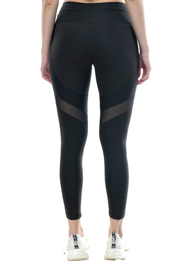 Stylish Dry-Fit High-Waist Mesh Tights For Gym Yoga Dance Running Workout