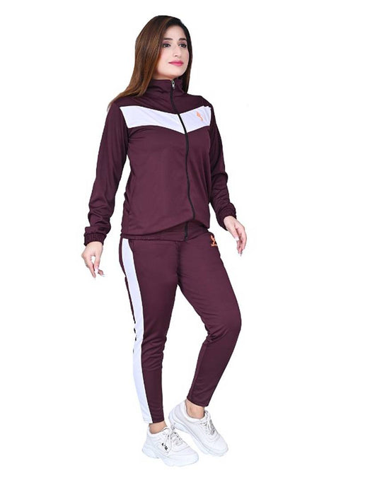 Tracksuit Wine (White Striped)