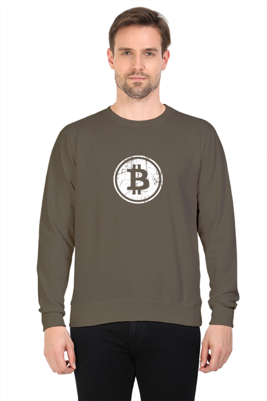 Bitcoin Icon - Men's Sweatshirt